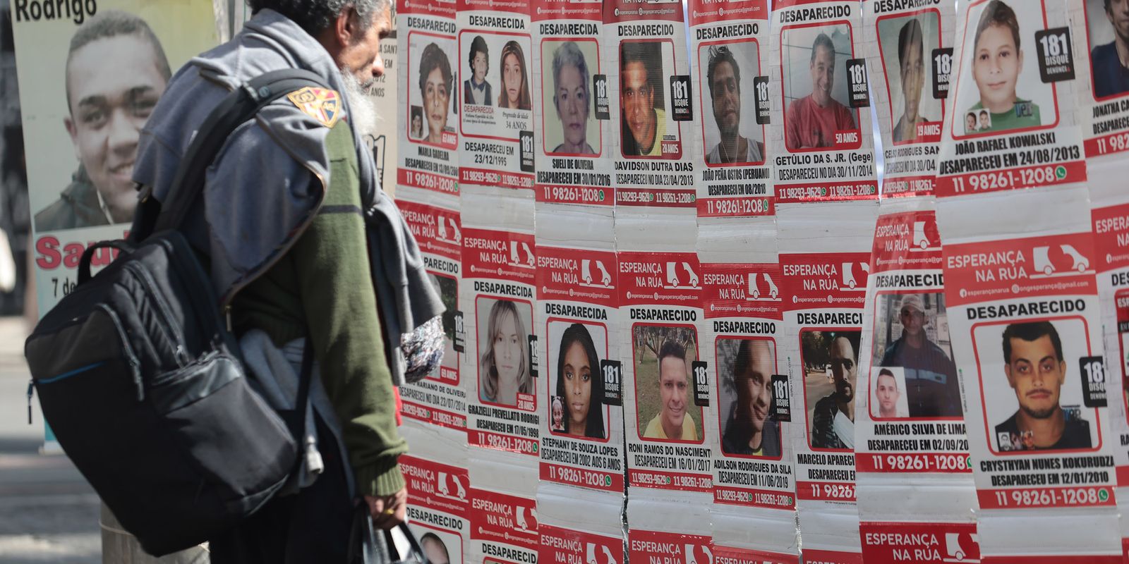 Brasil registrou 84,7 mil desaparecidos em 2025; média de 232 por dia